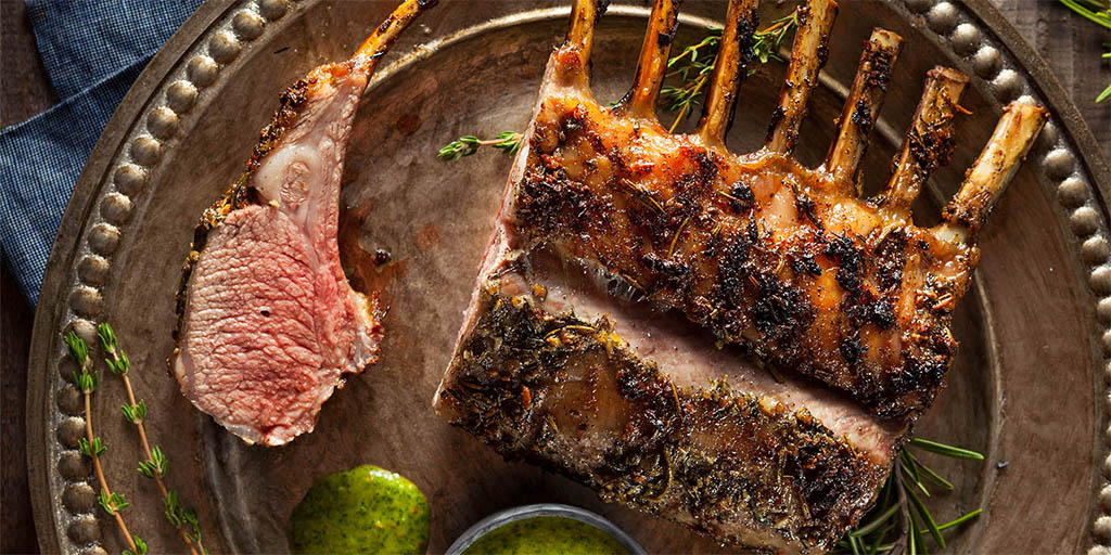 Rack of Lamb with Salsa Verde Food Options